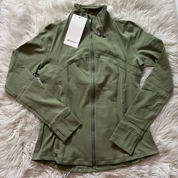 Lululemon Olive Green Define Jacket Size 10 - Picture 2 of 4